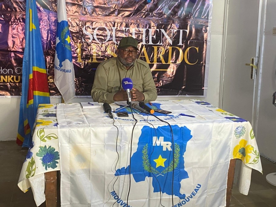 Analyse incisive sur les enjeux de l’heure, MR : Clément Kanku insiste sur la prise de conscience collective en faveur de la paix à l’Est de la RDC